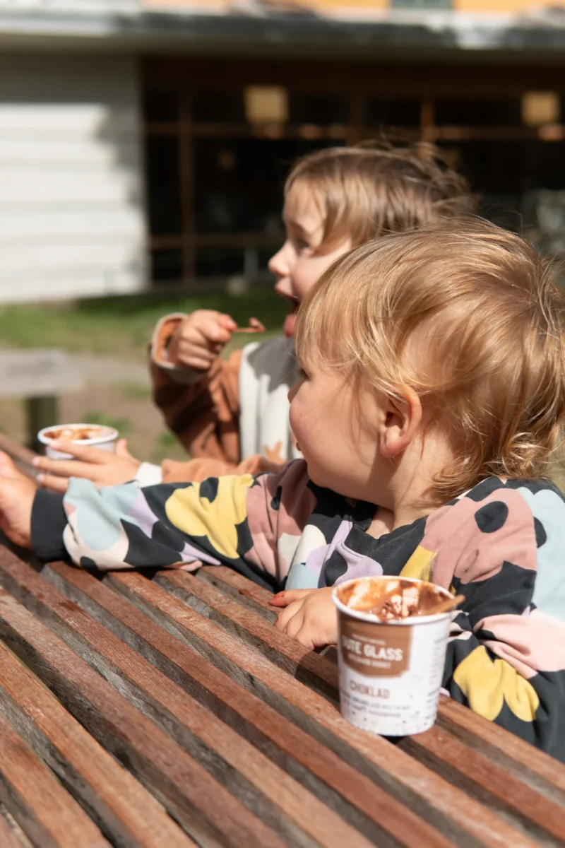 Glass i Visby en sommardag